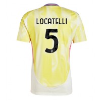 Camiseta Juventus Manuel Locatelli #5 Visitante Equipación 2024-25 manga corta